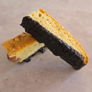 Almond Dark Chocolate Biscotti